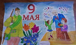 Рисунки детей Спасского сельского поселения приуроченые к 75 годовщине Победы в Великой Отечественной Войне!